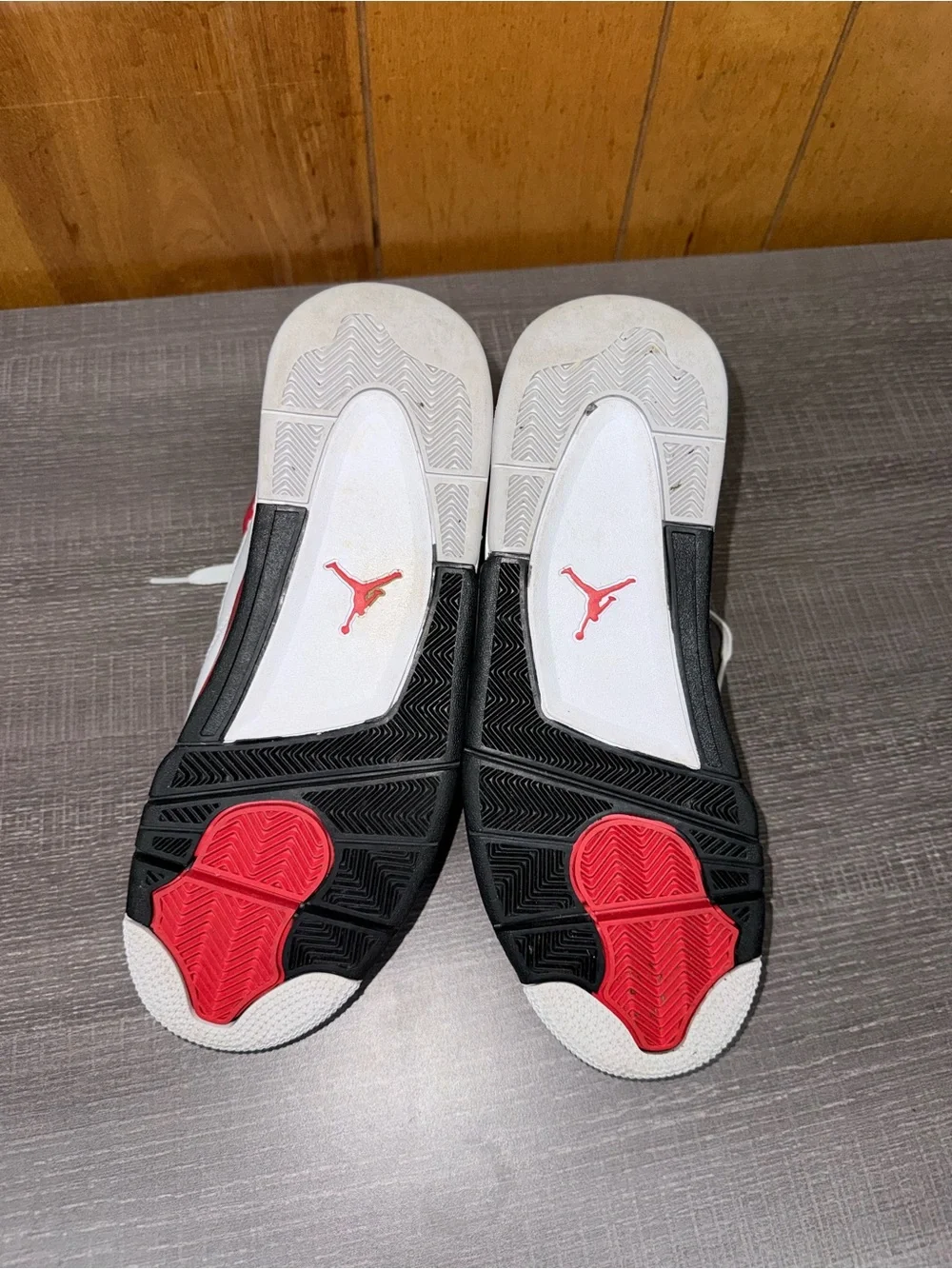 Jordan White Red Black Retro Basketball Sneakers